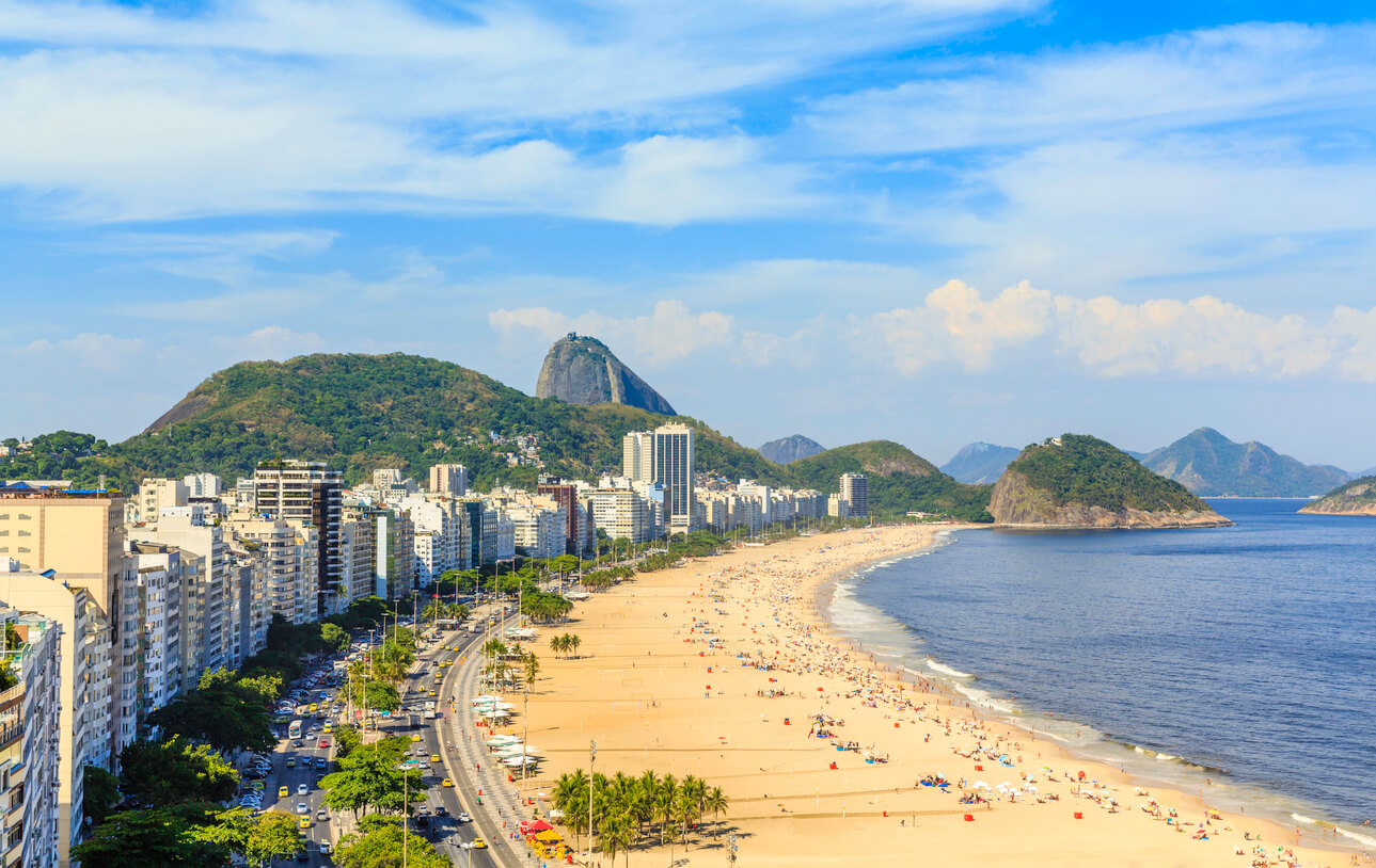 Brazilia: Plage de Copacabana à Rio de Janeiro