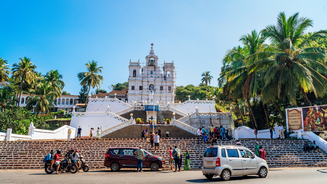 Panaji : Notre-Dame-de-l’Immaculée Conception à Panaji Panaji : Notre-Dame-de-l’Immaculée Conception à Panaji