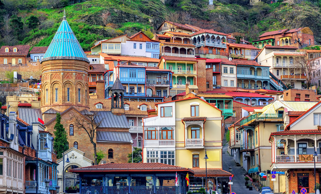 Tbilisi : La vieille ville de Tbilissi Tbilisi : La vieille ville de Tbilissi